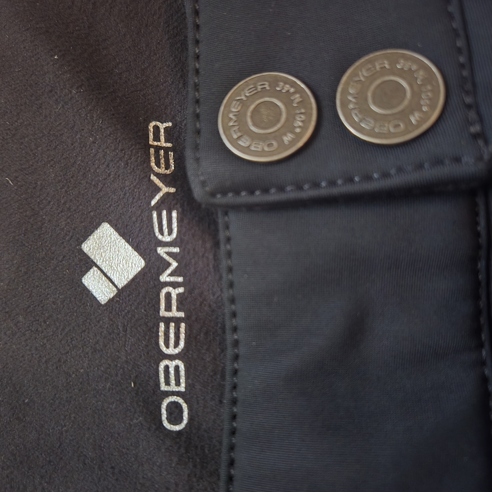 Obermeyer Black Flared Ski Pants Size 12 - Picture 3 of 8